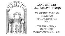 Jane Rupley Landscape Design logo